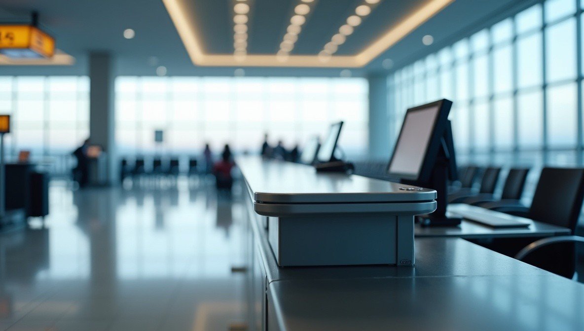 check-in desk