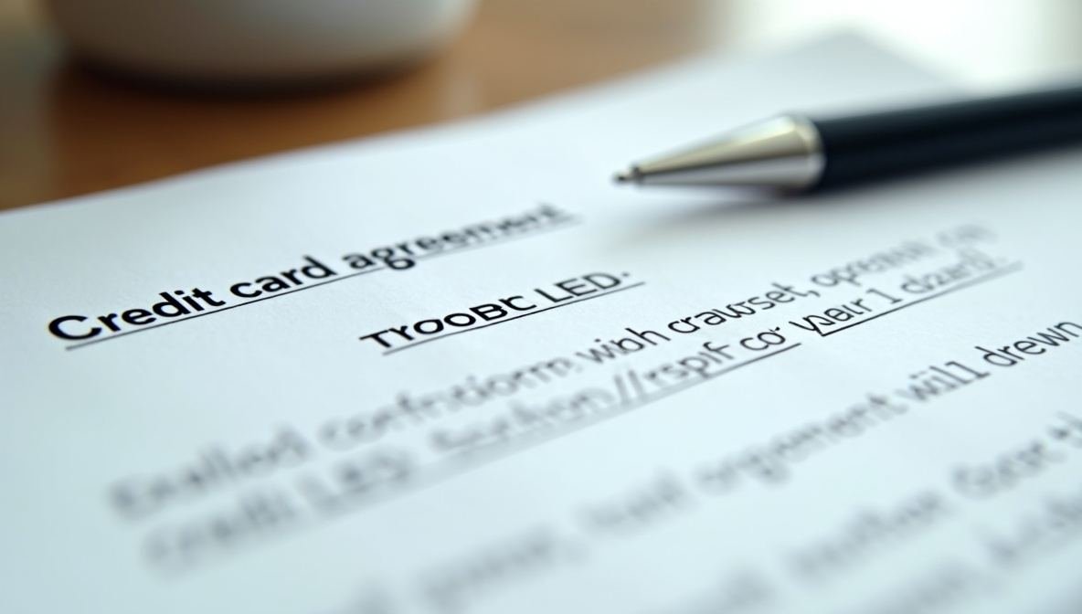 credit card agreement