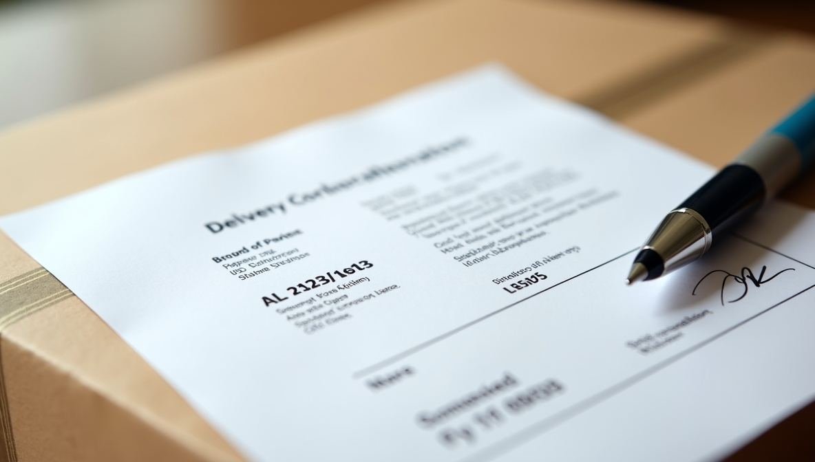 delivery confirmation