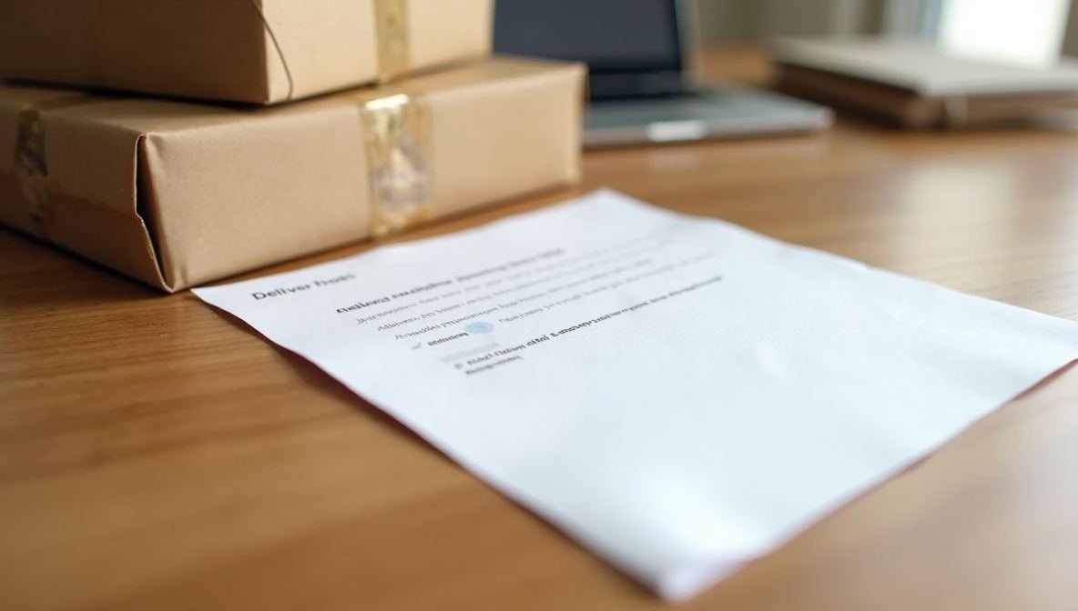 delivery note