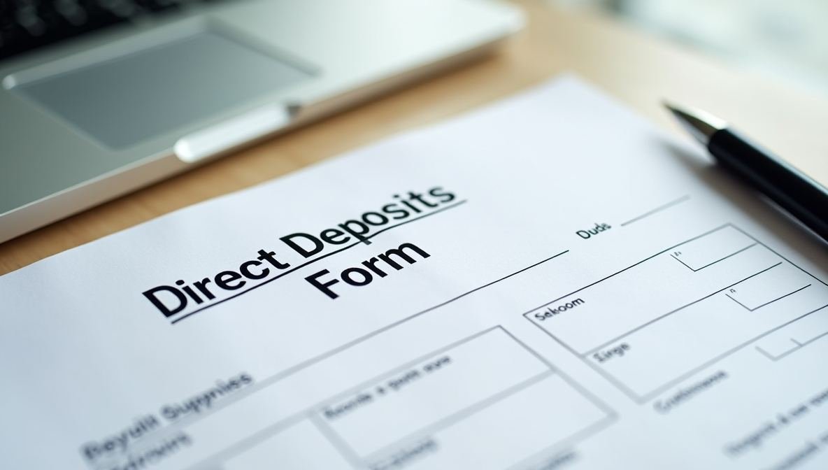 direct deposit form