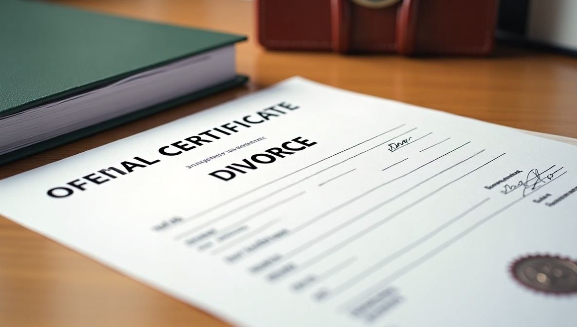 divorce certificate