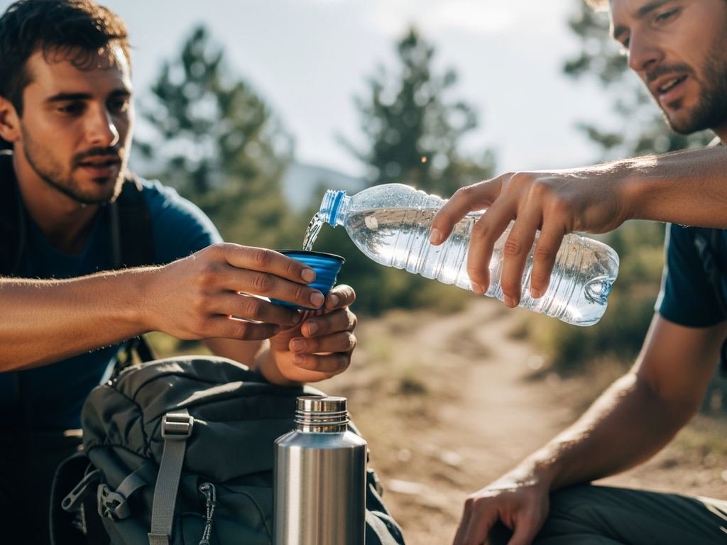 drinking water
