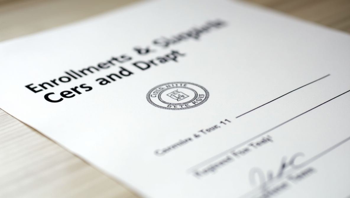 enrolment certificate