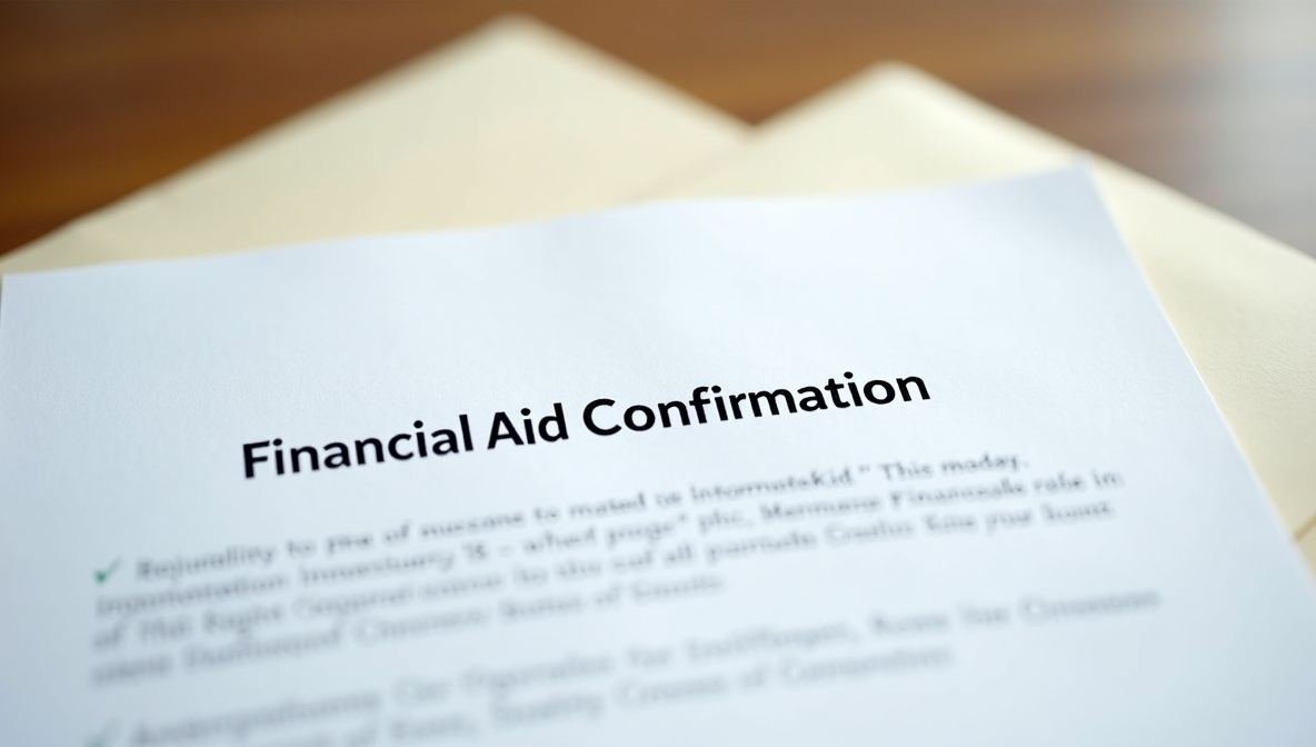 financial aid letter