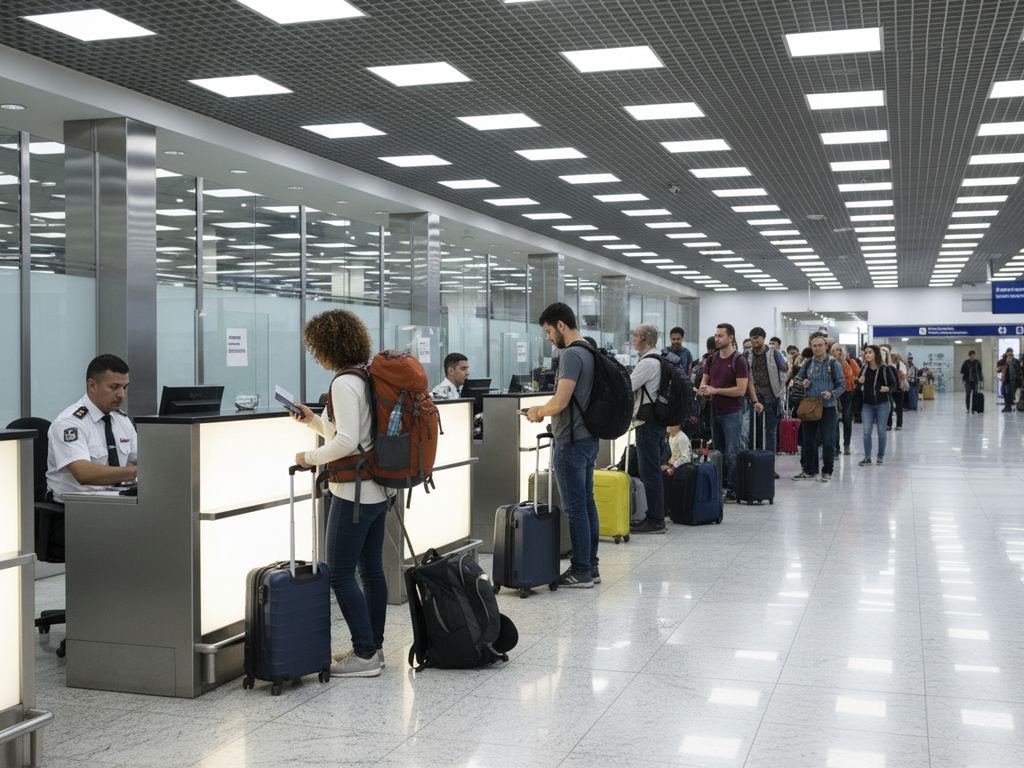 go through customs