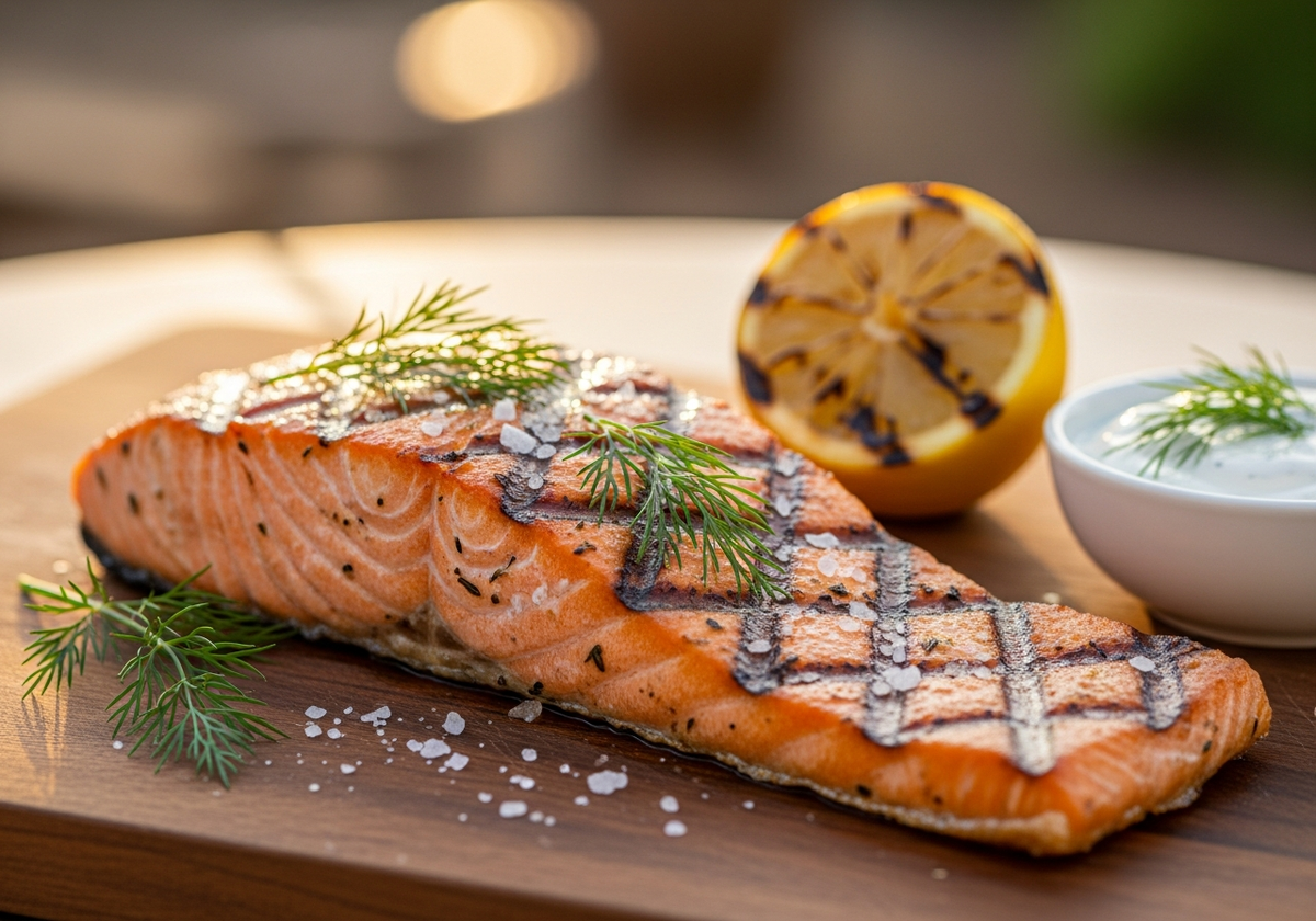 grilled salmon