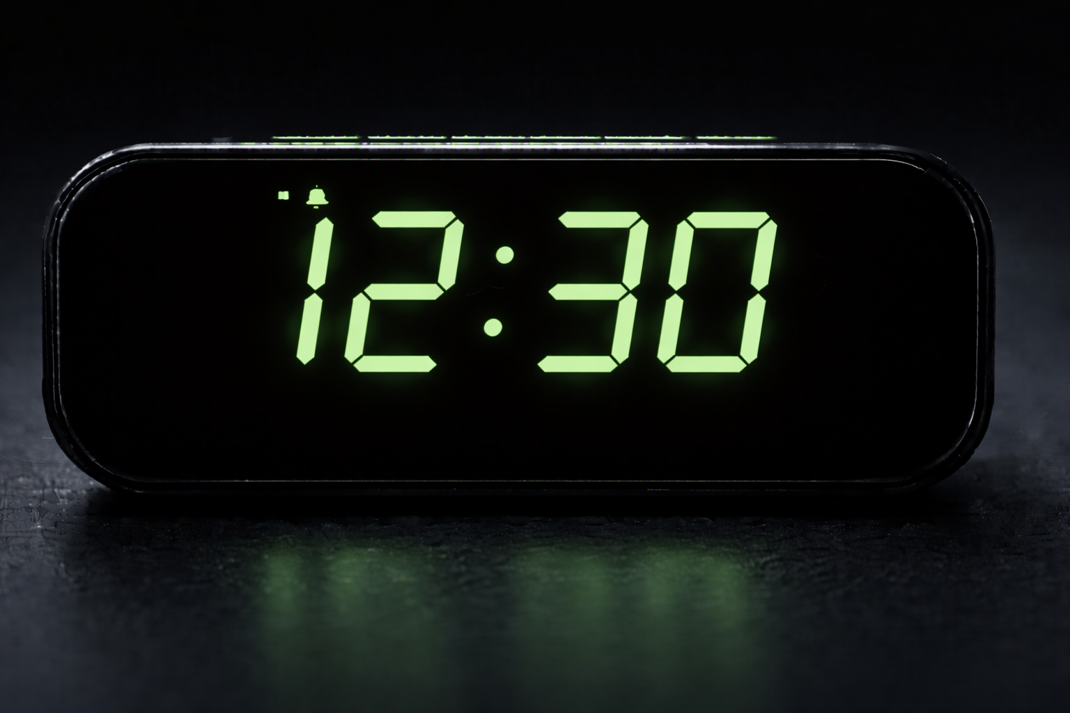 half past twelve
