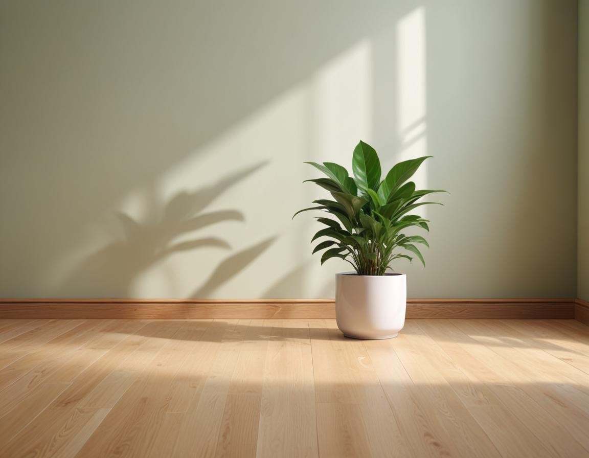 in the corner