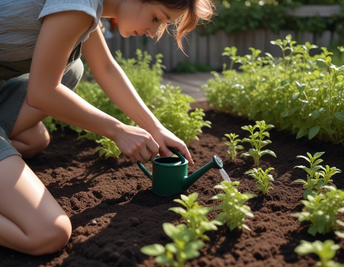 in the garden
