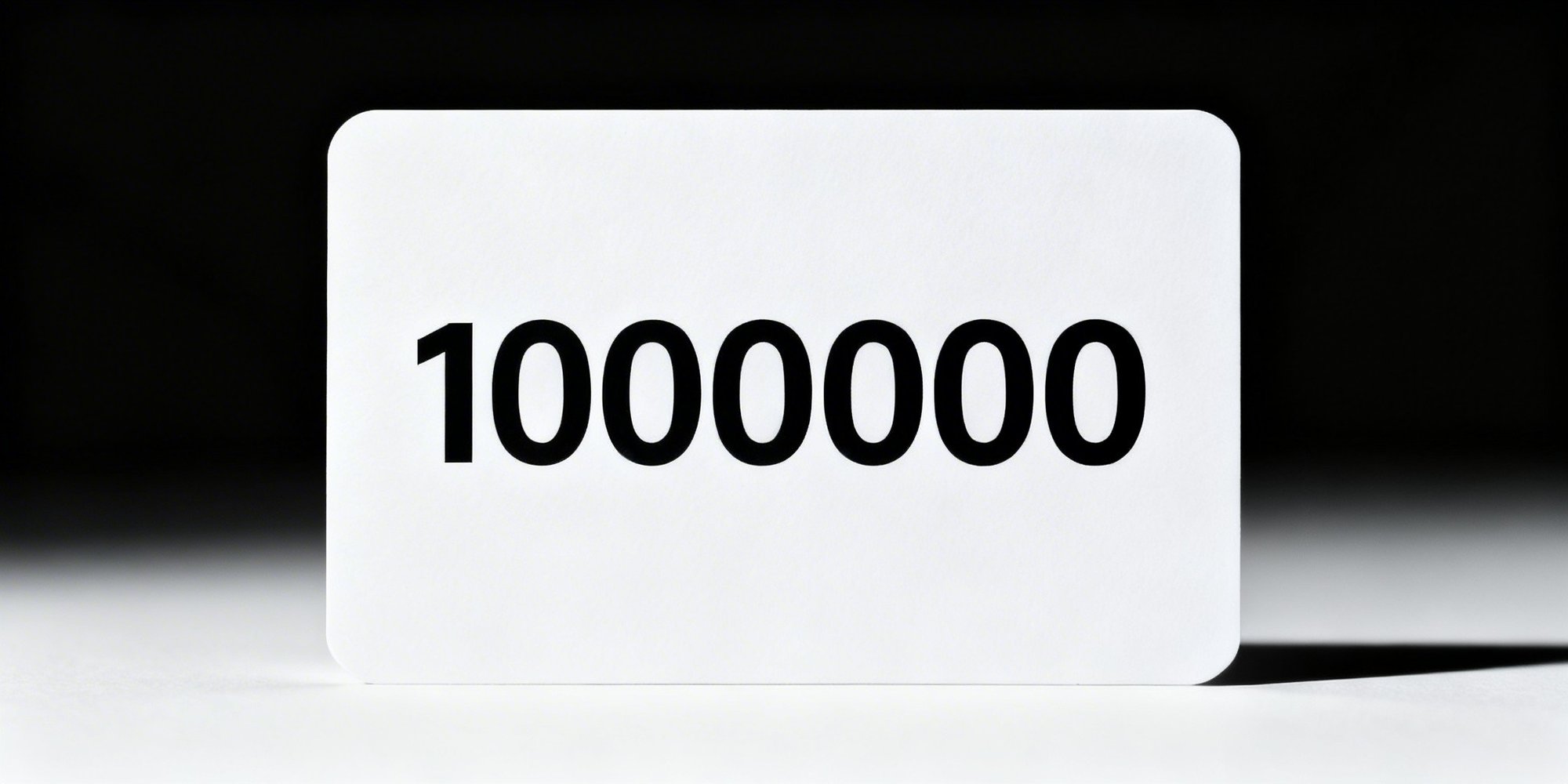 one million