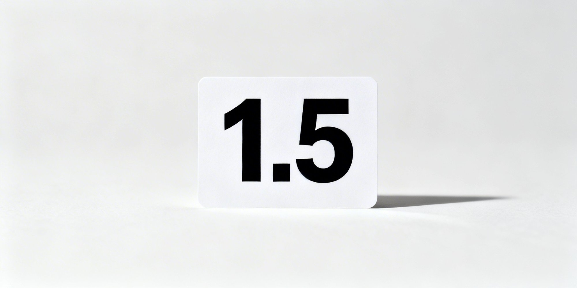 one point five