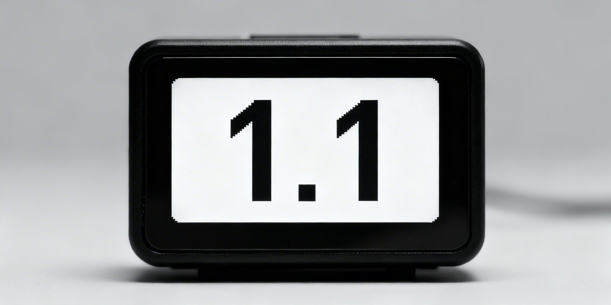 one point one