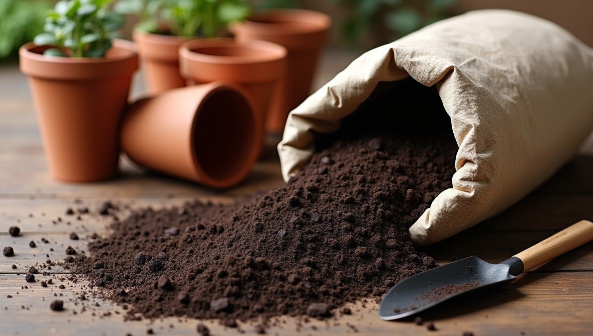potting soil