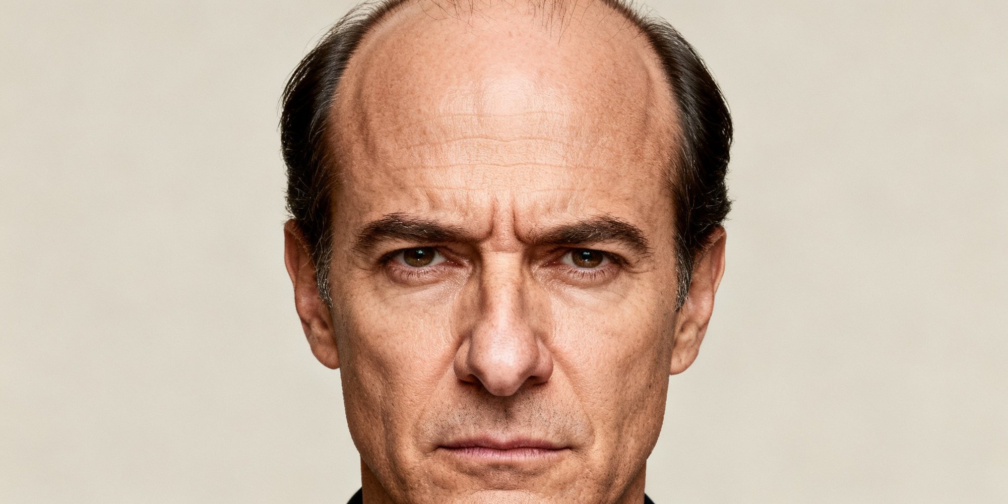 receding hairline
