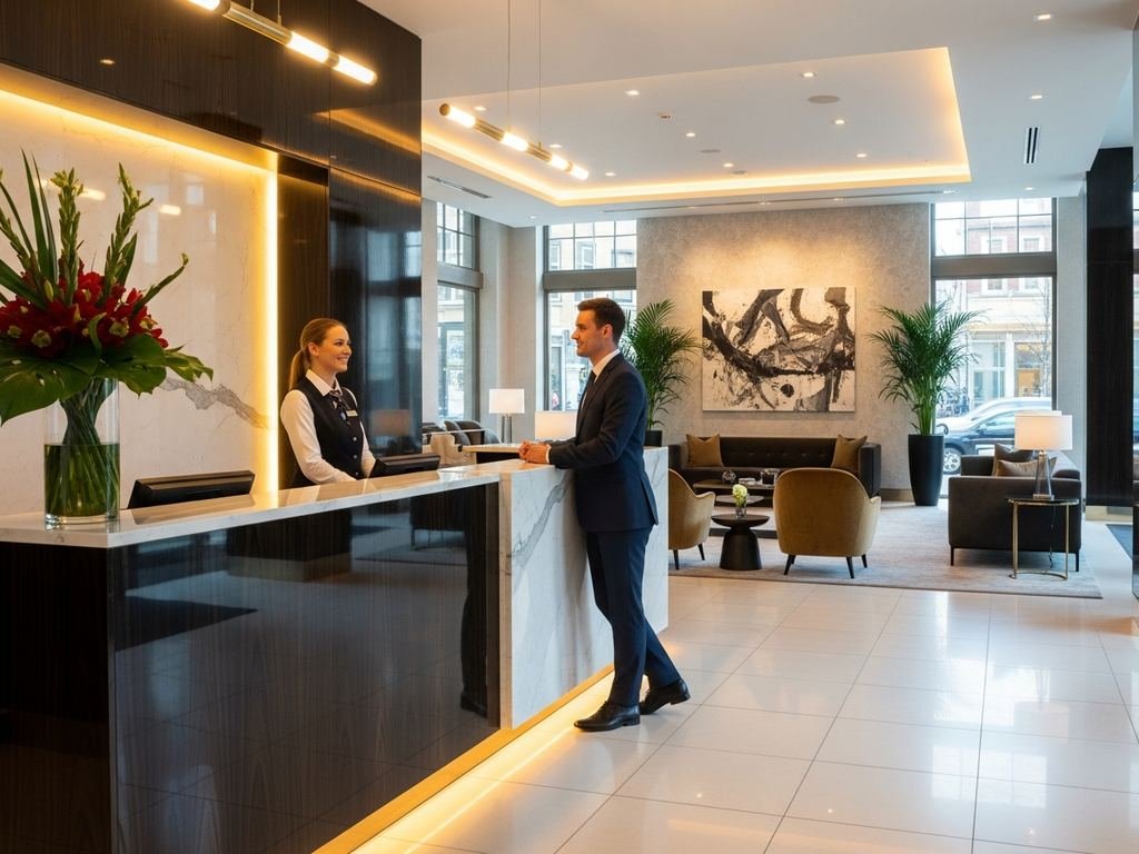reception desk
