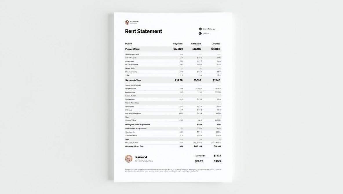 rent statement