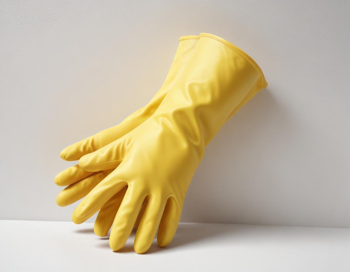 rubber gloves