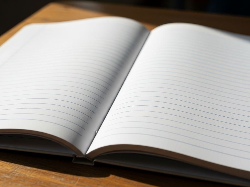 ruled notebook