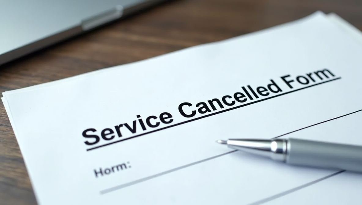 service cancellation form