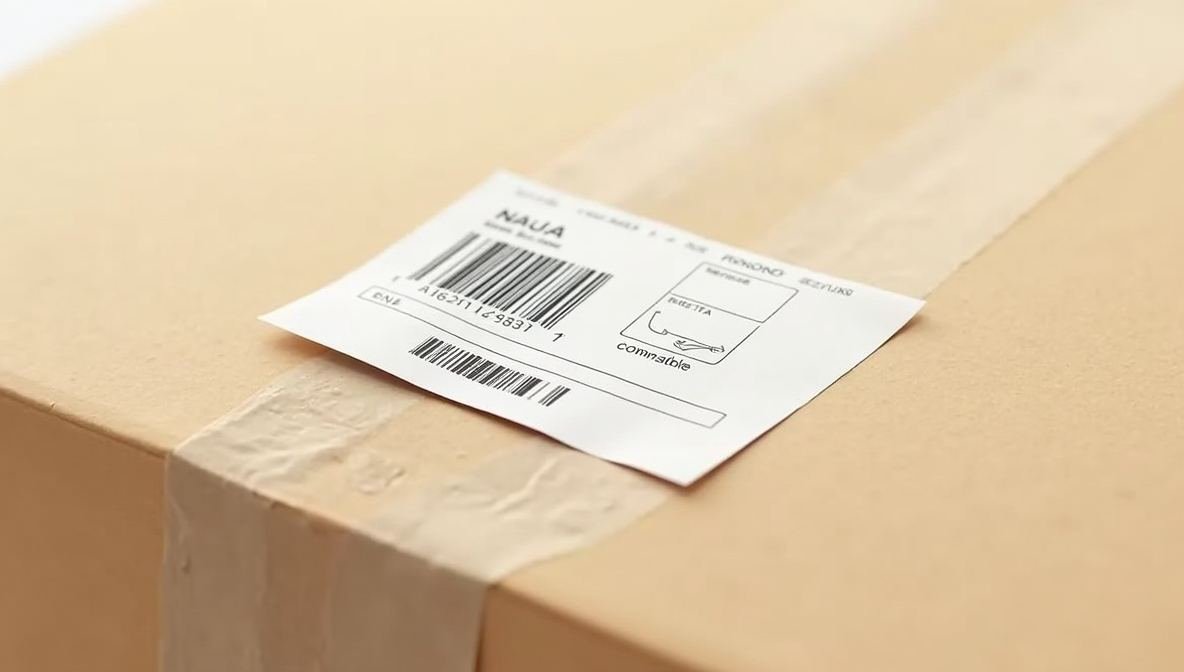 shipping label