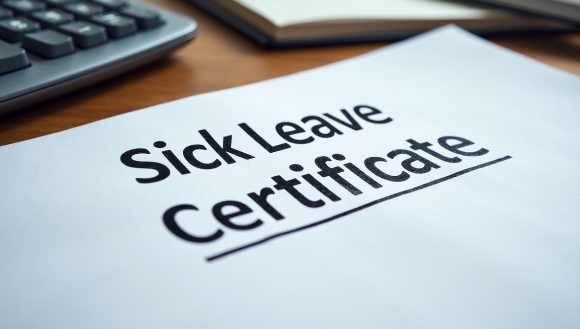 sick leave certificate