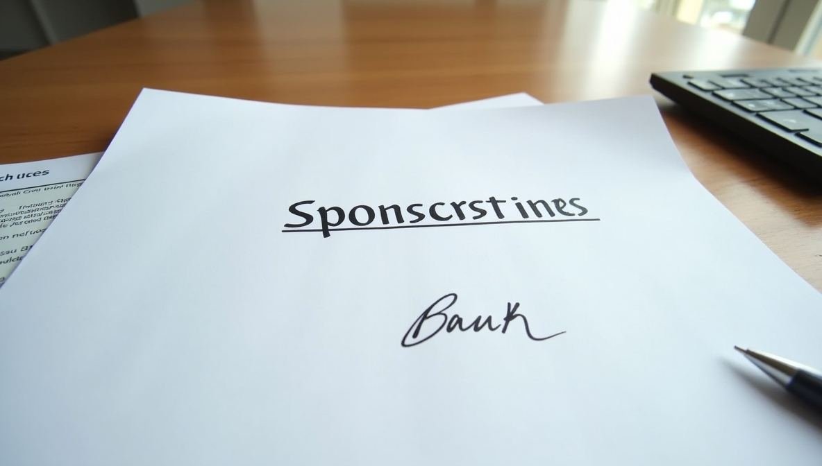 sponsor letter
