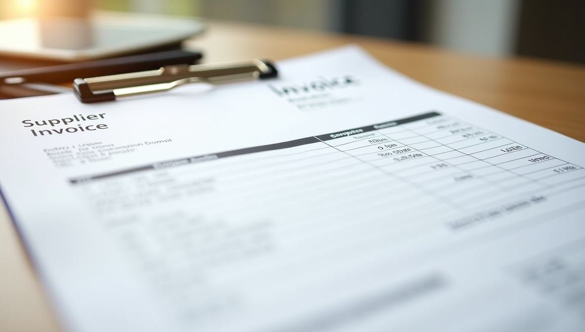 supplier invoice