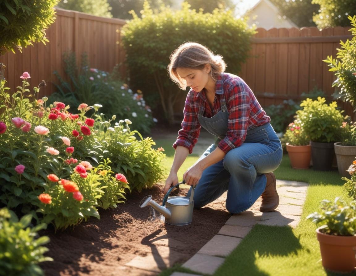 take care of the garden