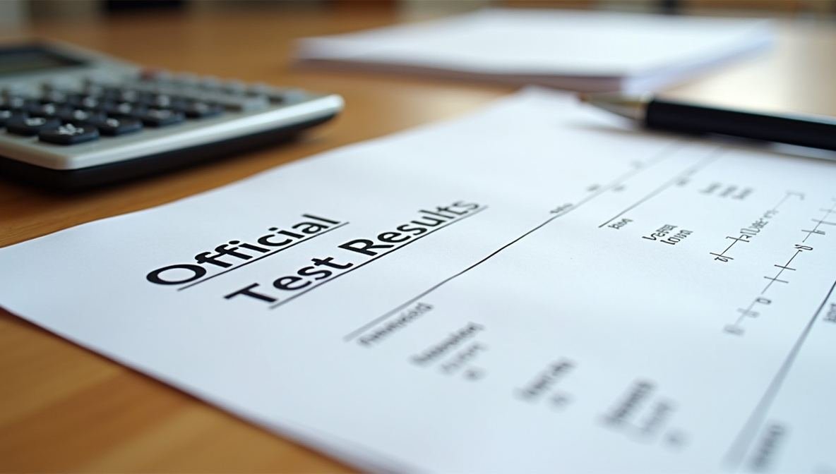 test score report