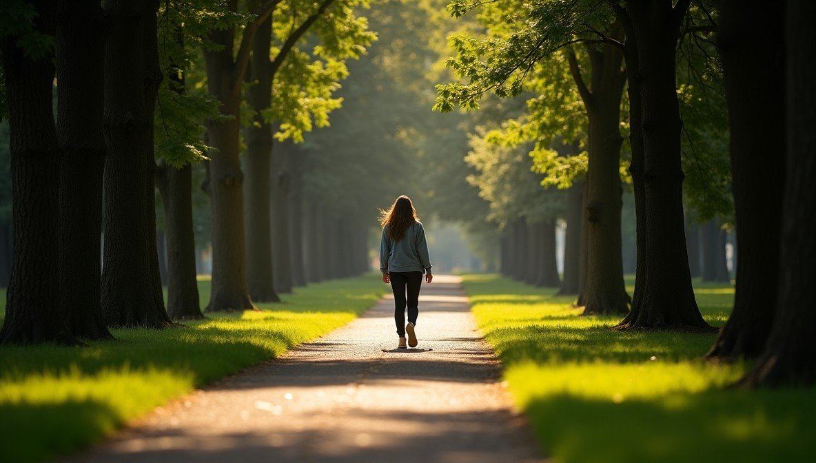 через