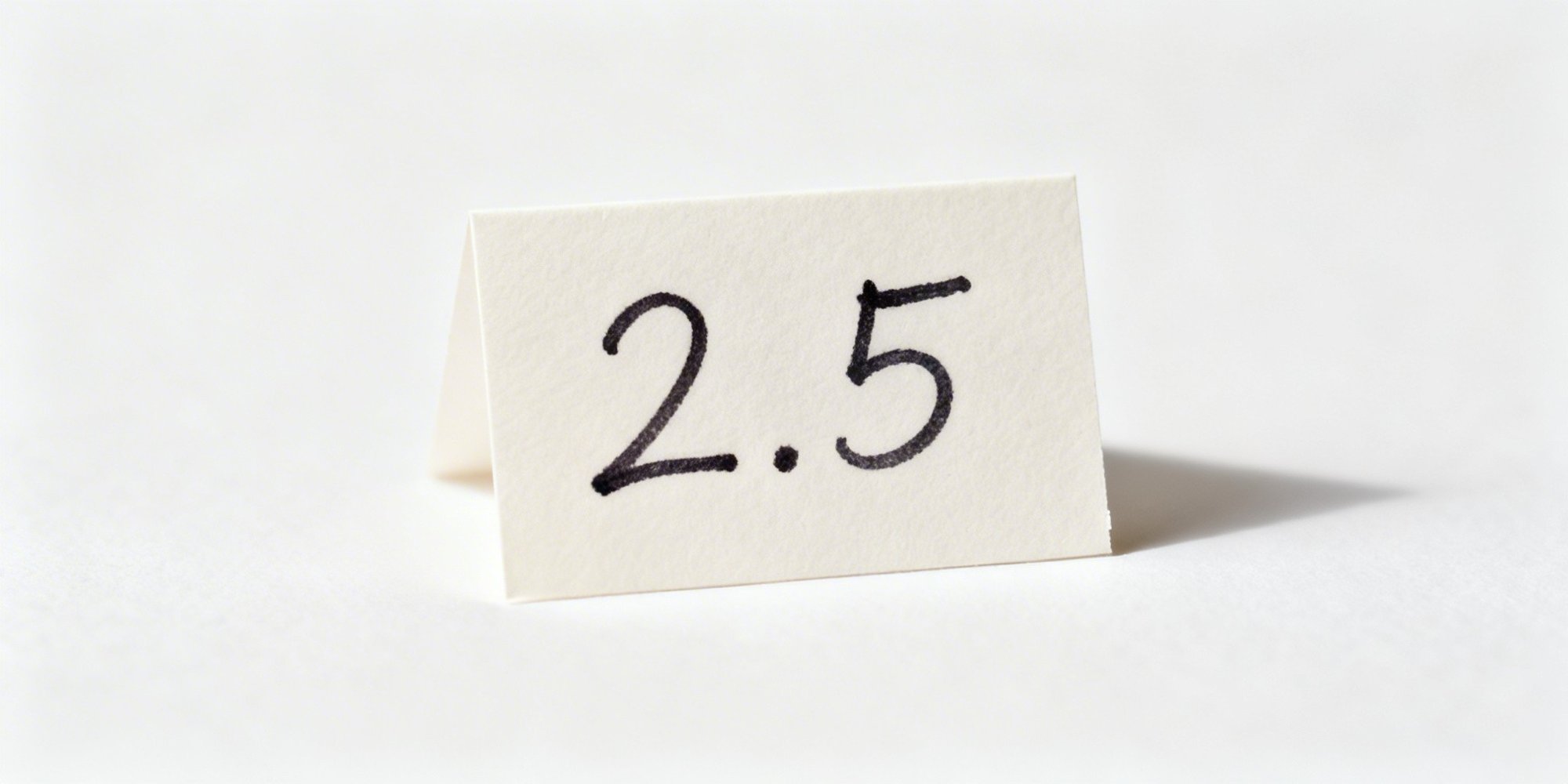 two point five