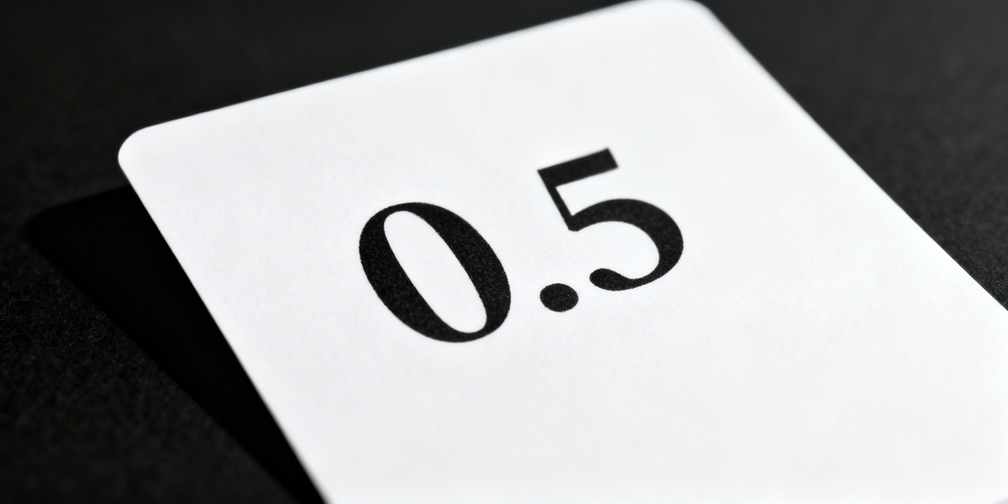 zero point five