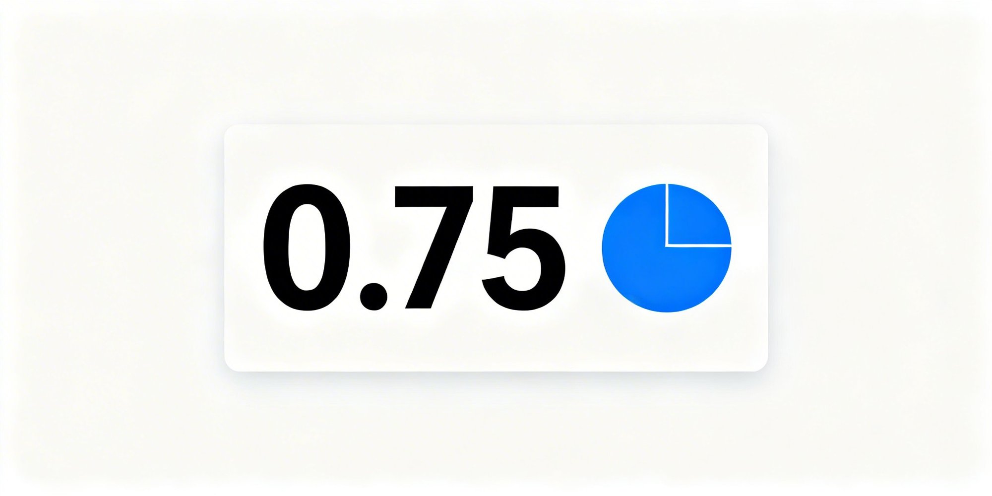 zero point seven five