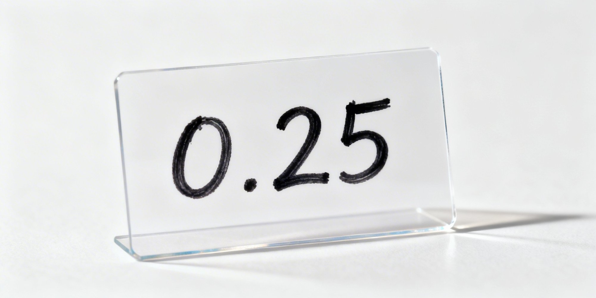 zero point two five